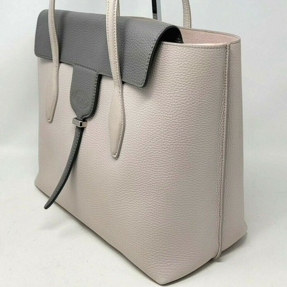 Auth Tods JOY Flap Leather Medium Tote - Picture 5 of 12